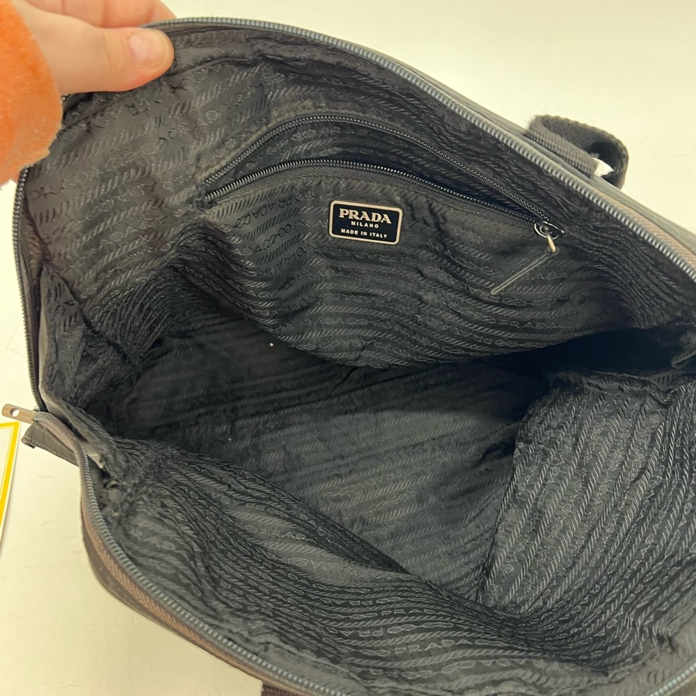 Prada Nylon Document/Hand Bag - image 6
